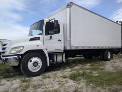 BUY HINO 268 2016 26FT BOX TRUCK WITH GATE, afetrucks