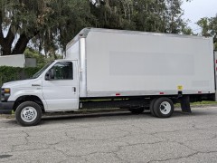 BUY FORD E350 16FT BOX 2017 RAILGATE, afetrucks