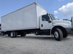 BUY INTERNATIONAL MV 26FT BOX TRUCK 2021 TUCK UNDER LIFTGATE, afetrucks