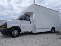 BUY CHEVROLET Express Commercial Cutaway 2021 16FT BOX WITH CAB PASS THROUGH, afetrucks